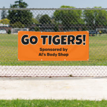 Custom Orange Team Banner