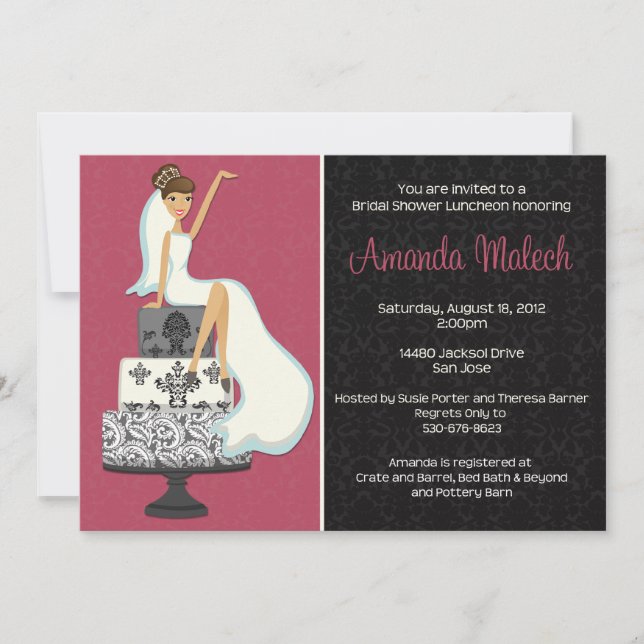 Custom Order for Theresa Invitation (Front)