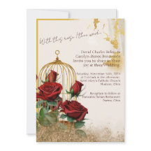 Custom Order Gold Rose Wedding Bundle