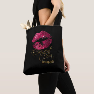 Custom Order - Hot Pink Lips Tote Bag