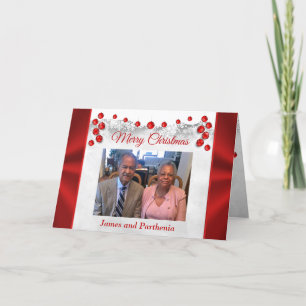 Custom Order Parthenia and James Christmas Cards