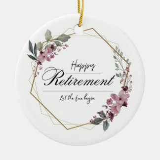 Custom Ornament Designs for Retirement gift