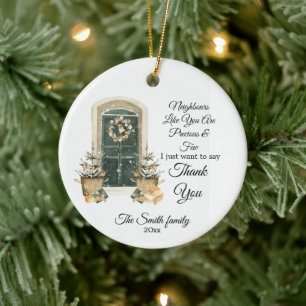 custom ornament for neighbor couple - families