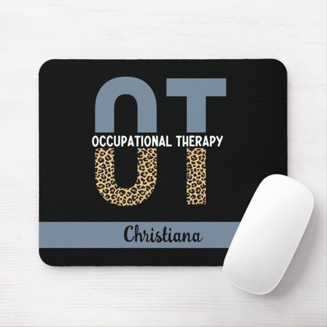 Custom OT Occupation Therapy OT Student gifts Mouse Mat (With Mouse)
