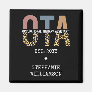 Custom OTA Occupational Therapy Assistant Gifts Magnet