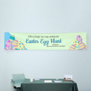 Custom Our Annual Easter Egg hunt signage Banner