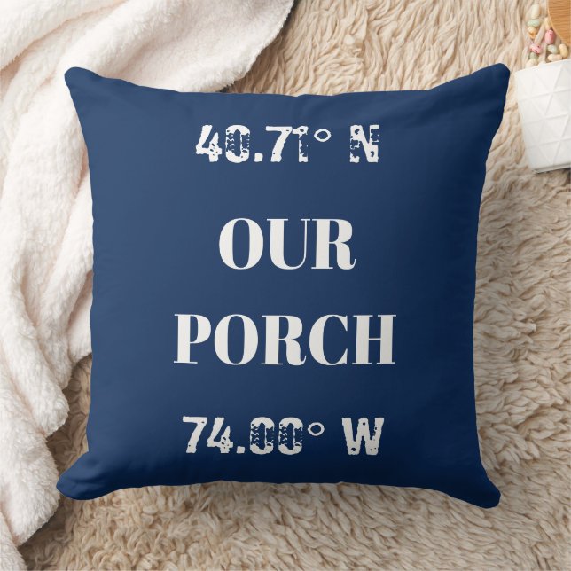 Custom Our Porch Coordinates Cushion (Blanket)