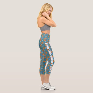 Custom Outdoor Gear Pattern Capri Leggings