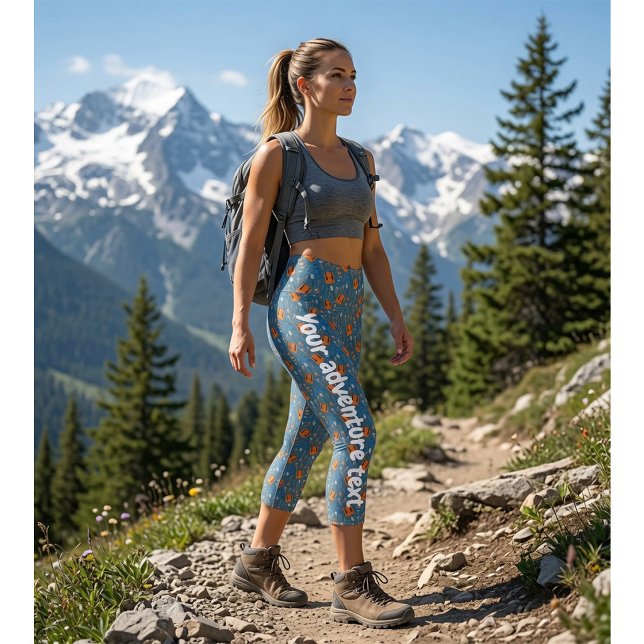 Custom Outdoor Gear Pattern  Capri Leggings (Creator Uploaded)