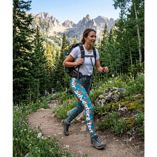 Custom Outdoor Gear Pattern Leggings