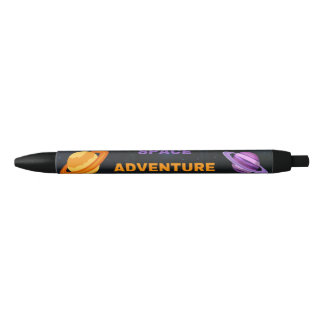 Custom Outer Space Adventure Pen Black Ink