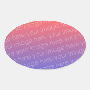 Custom Oval Stickers