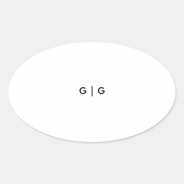 Custom Oval Stickers, Format: Sheet of Stickers, S Sticker (Front)