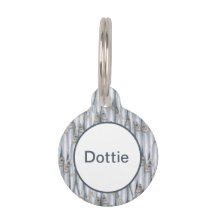 Custom Packed Sardines - Navy Pet ID Tag