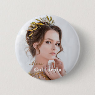 Custom Pageant Button Pin