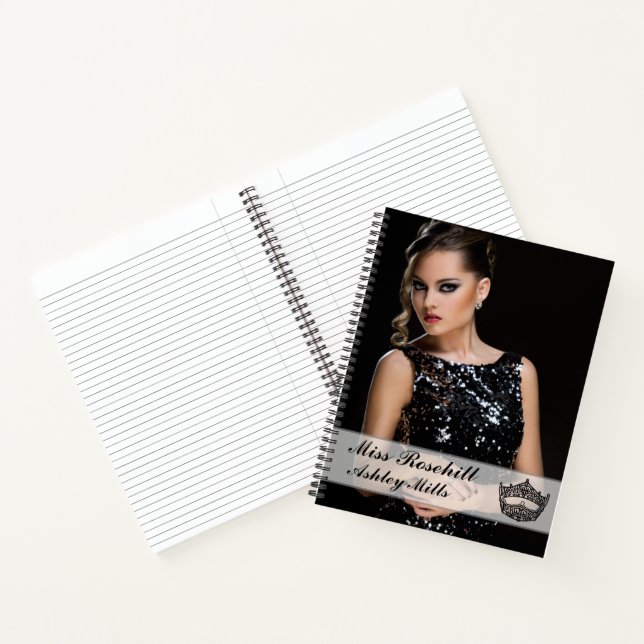Custom Pageant Crown Notebook  (Inside)