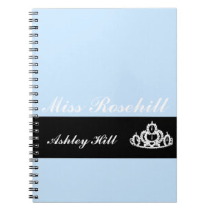 Custom Pageant Crown Notebook