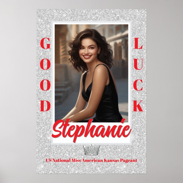 Custom Pageant Door Banner Poster (Front)
