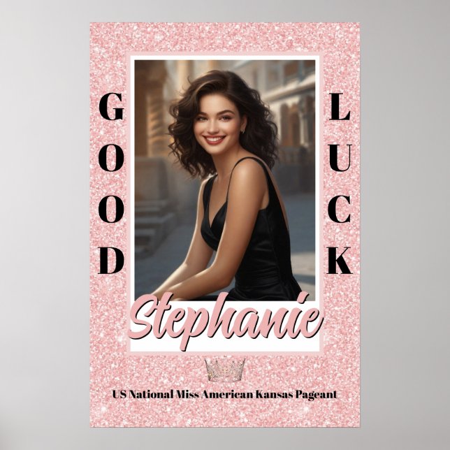 Custom Pageant Door Banner Poster (Front)