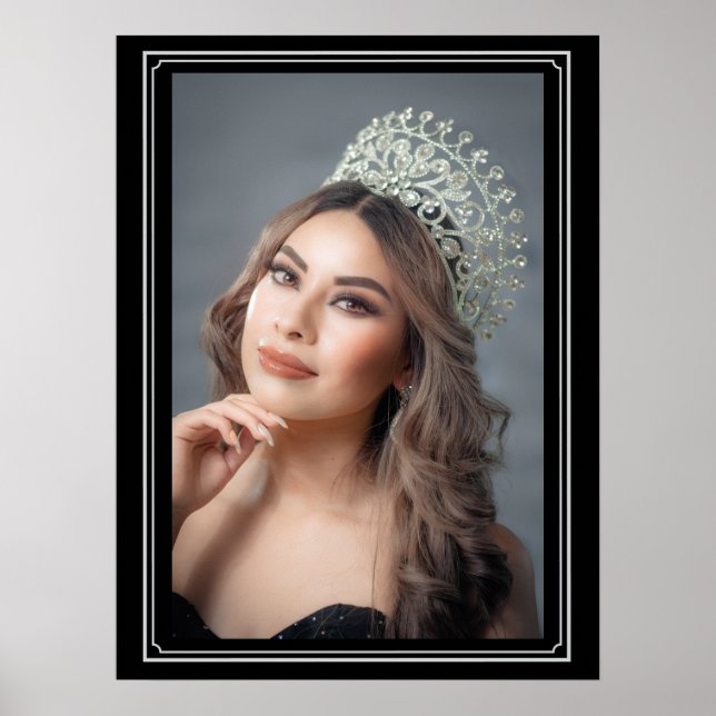Custom Pageant Potrait Value Poster (Front)