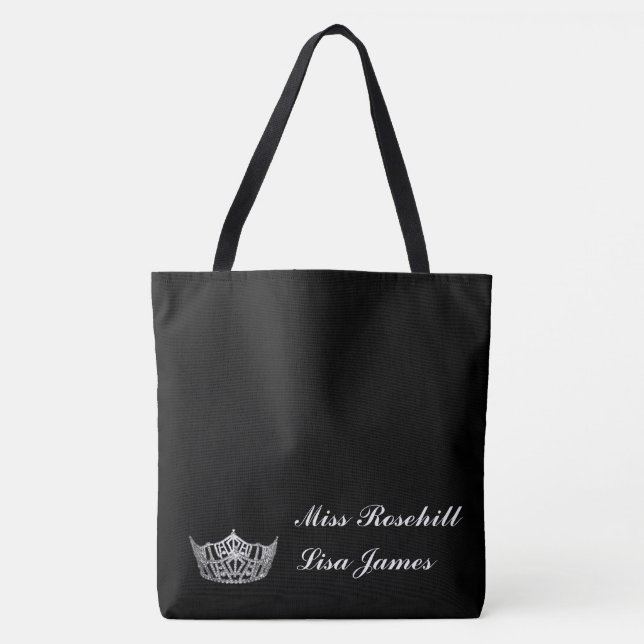 Custom Pageant Title Tote Bag (Front)