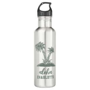 Custom Palm Tree Tropical Hawaiian 710 Ml Water Bottle
