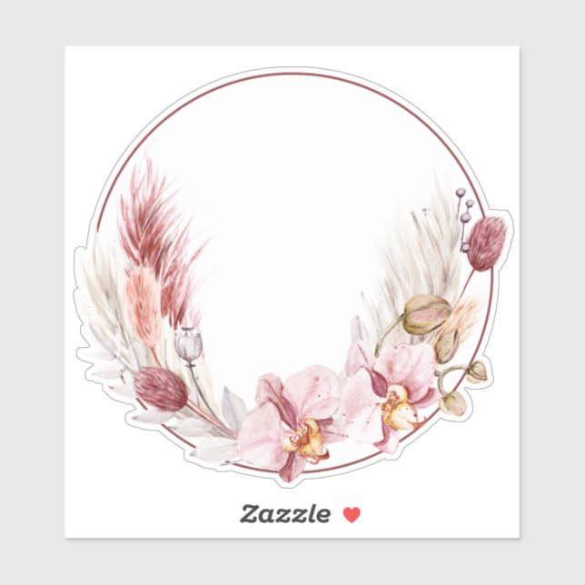 Custom pampas grass round  (Sheet)