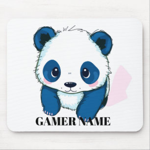 Custom Panda name Mouse Mat