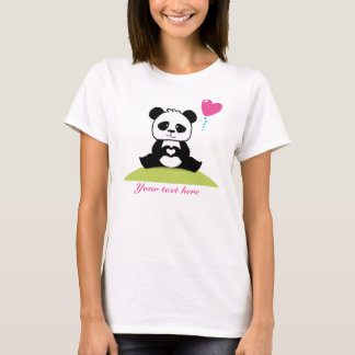 Custom Pandas hands showing love T-Shirt