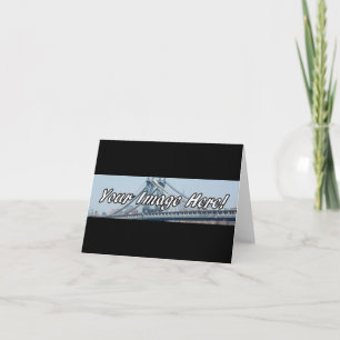 Custom Panorama Photo Folded Card