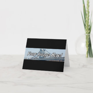 Custom Panorama Photo Folded Card