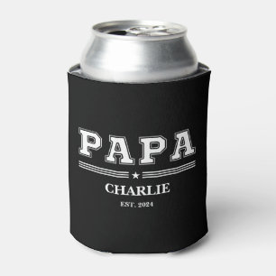Custom Papa Name Father's Day Personalised Gift Can Cooler