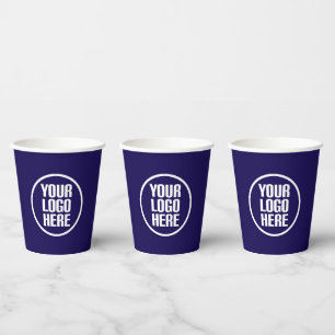 Custom paper coffee cups your logo party supplies