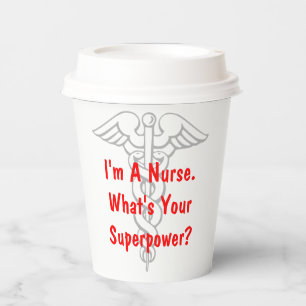 Custom paper cups for nursing school graduation