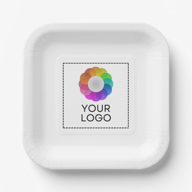 Custom Paper Plate, Low minimum quantity Plate (Front)