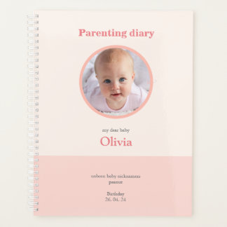 custom parenting diary notebook planner