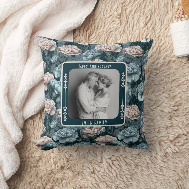 Custom Parents 30Th Anniversary Throw Pillow  (Blanket)