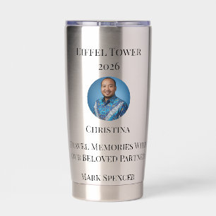 Custom  Paris panoramic skyline Insulated Tumbler