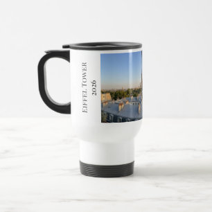 Custom Paris panoramic skyline Travel Mug