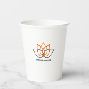 Custom Party Decor Personalised Frosted with Your Paper Cups