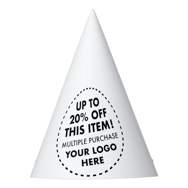 Custom Party Hat up to 20% OFF Bulk Buy Discount (Front)