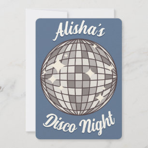 Custom Party Invitation - Disco Birthday Party