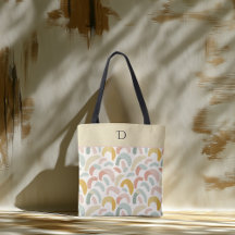 Custom Pastel Abstract Minimalist Monogram