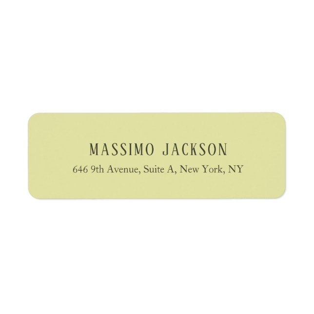 Custom pastel colour personalised minimalist name (Front)