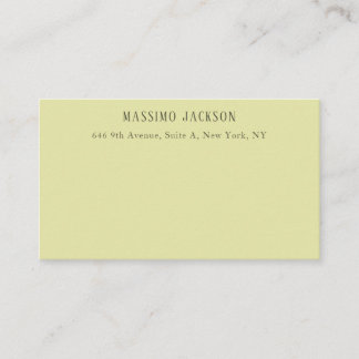 Custom pastel colour personalised minimalist name enclosure card