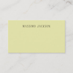 Custom pastel colour personalised minimalist name enclosure card