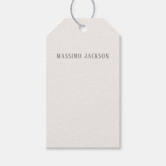 Custom pastel colour personalised minimalist name gift tags