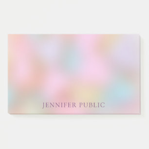 Custom Pastel Colours Elegant Modern Template Post-it Notes