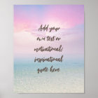 CUSTOM Pastel Dream Beach Motivational Quote