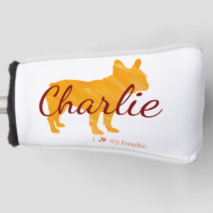 Custom Pastel French Bulldog Golf Head Cover